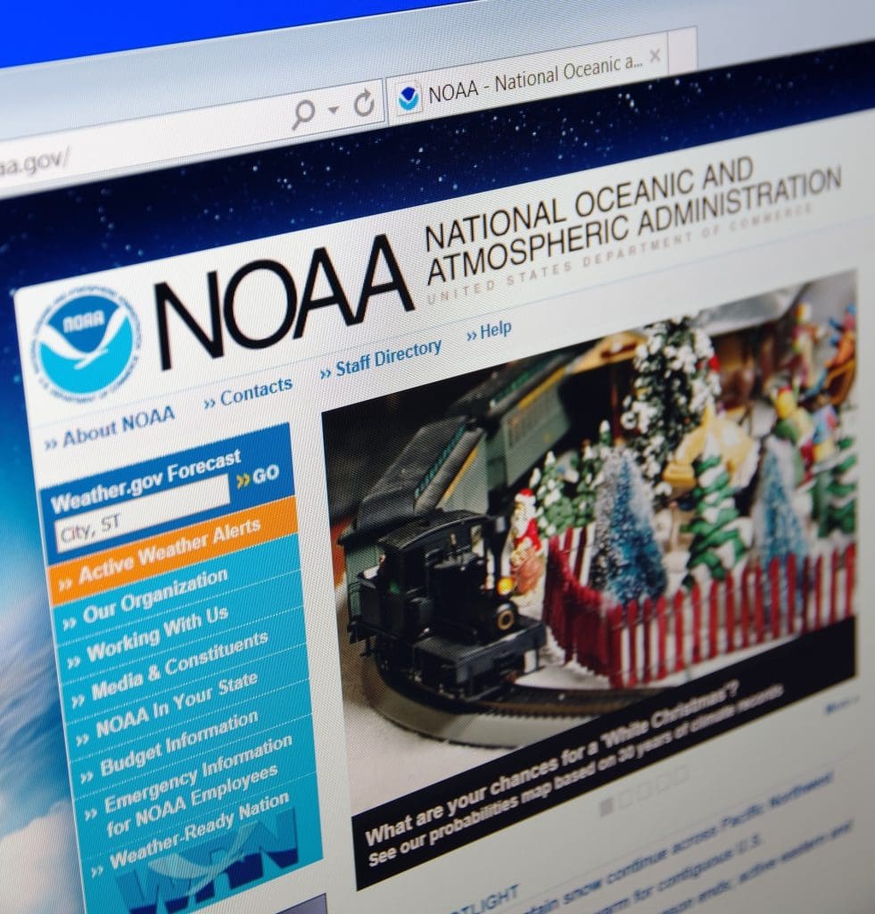 NOAA website
